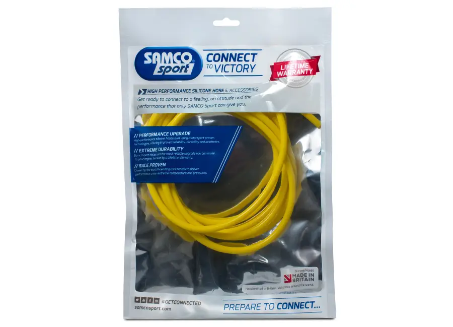 Samco Sport silikonová podtlaková hadička s vnitřním průměrem 9 mm, délka 3 m, barva žlutá Aktuální