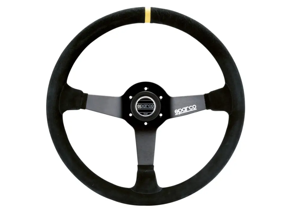 Výhodná Nabídka Sparco R368 semišový závodní volant 380 mm