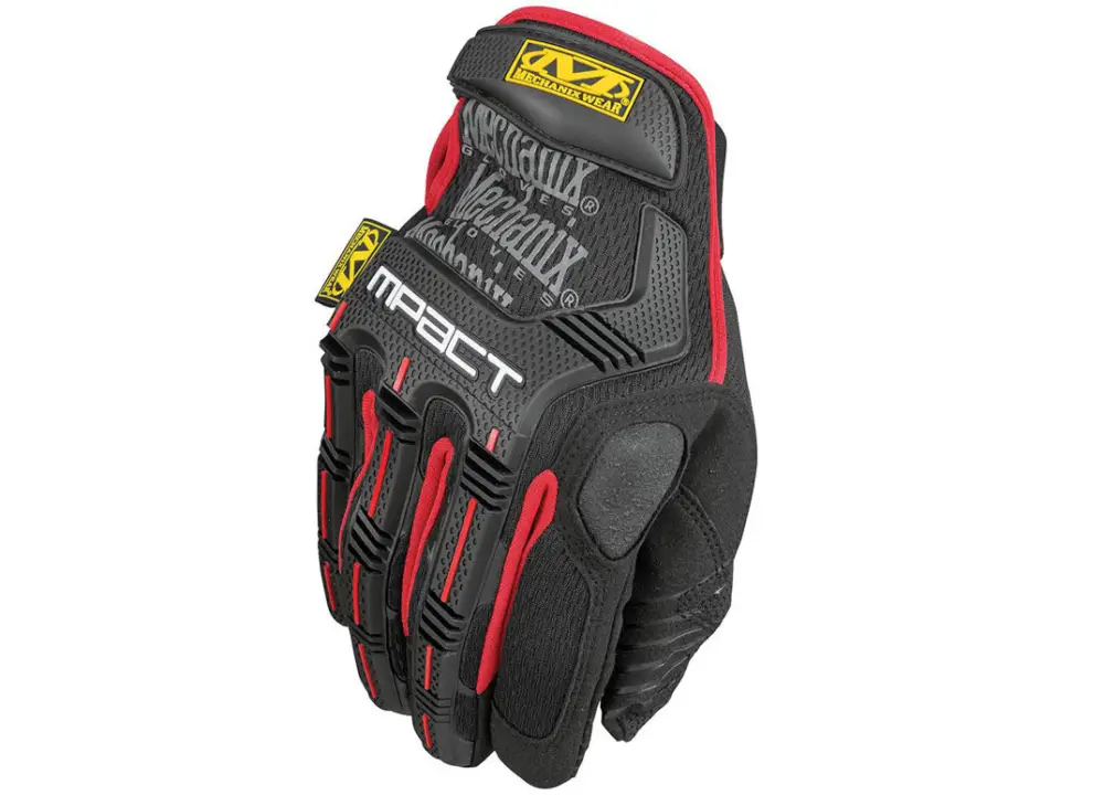 Rukavice Mechanix M-Pact černo-červené Autentický