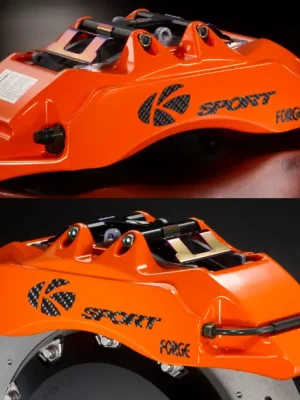 Přední brzdový kit K-Sport pro Renault Clio 2.0, r.v. od 98 do 12, 6pístkové brzdiče, velikost kotoučů: plovoucí 330X32 mm Finální Výprodej