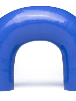 Vysoce Kvalitní Samco Sport silikonové koleno 180° s vnitřním průměrem 38 mm, barva matná černá (classic)