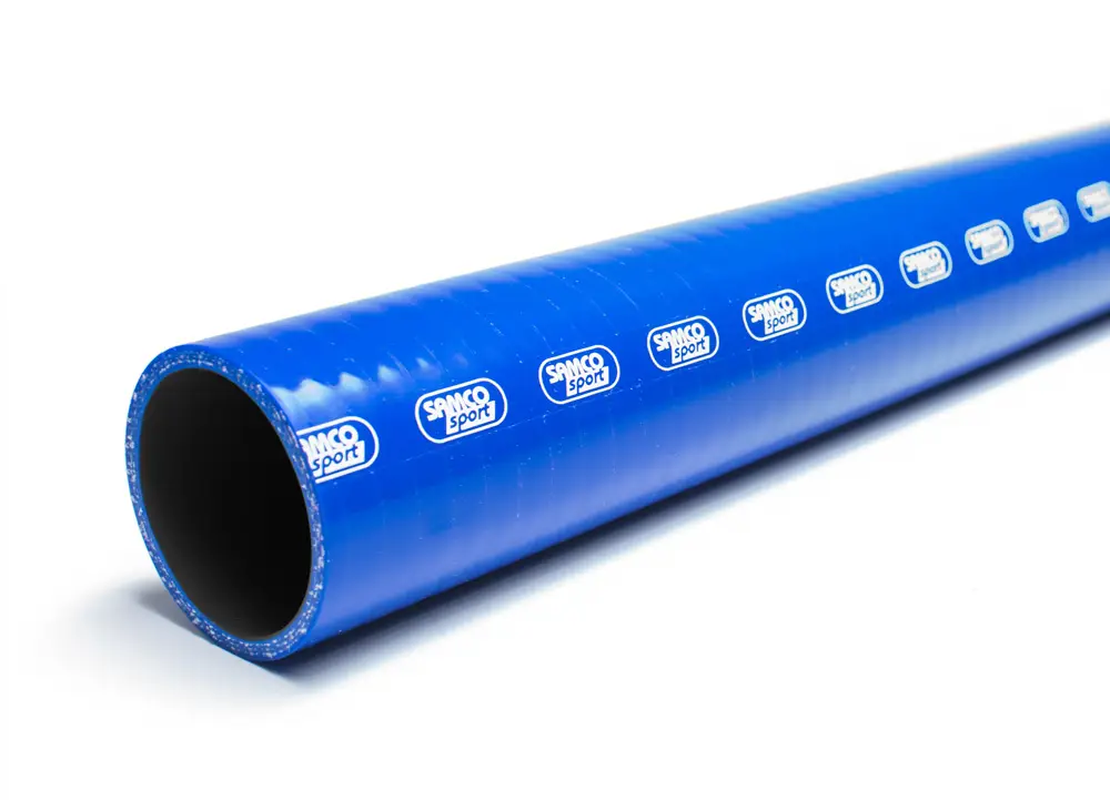 Akce Samco Sport Fluoro rovná silikonová hadice s vnitřním průměrem 70 mm a délkou 1 m pro vedení oleje a nafty, barva modrá