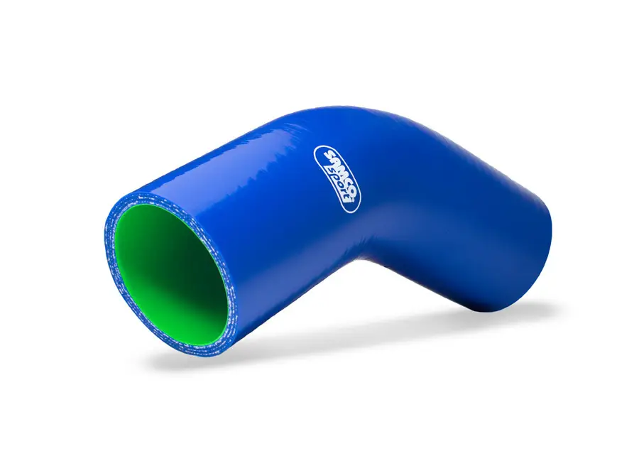 Zlevněný Samco Sport ProFuel silikonové redukční koleno 45° s vnitřním průměrem 70 mm > 51 mm pro vedení paliva, barva žlutá