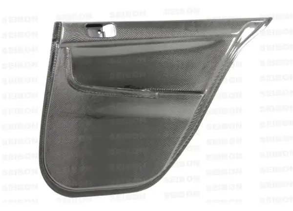Originální Výplně zadních dveří Seibon Carbon pro Mitsubishi Lancer Evo X (CZ4A) 4-dvéř. Sedan r.v. 2008 - 2012