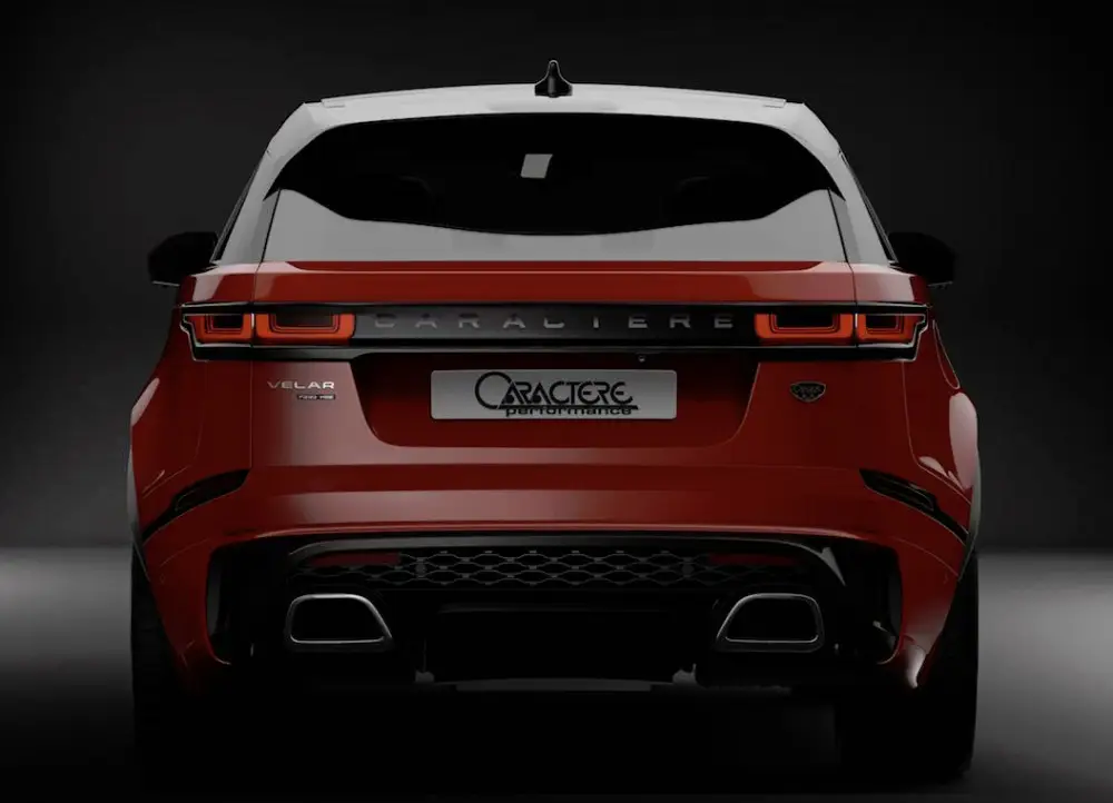 Nejlepší Cena Caractere Exclusive kompletní zadní nárazník s integrovanými koncovkami výfuku pro Range Rover Velar, varianta pro D300/P300/P380 ve verzi Dynamic