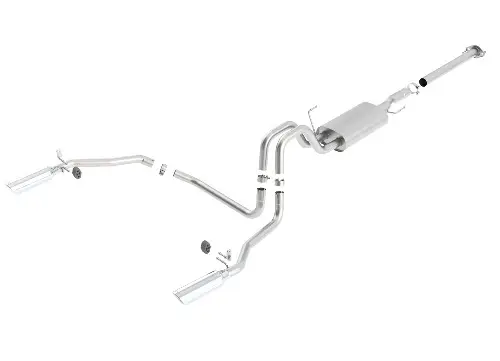 Dokud Zásoby Vydrží Borla Cat-Back výfukový systém "S-Type" pro Ford F-150 EcoBoost 3,5l V6, s automatickou převodovkou, CC/SHB 67", EC/SB 78", r.v. od 11-14