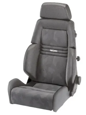 Rychlé Dodání Ergonomické sportovní sedadlo RECARO Expert, sklopné, různé varianty, tvar sedadla Expert M, potahový materiál šedá Nardo / šedá Artista