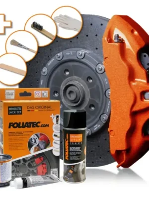 FOLIATEC dvousložková barva na brzdy, barva Cosmic Orange Metallic Originální