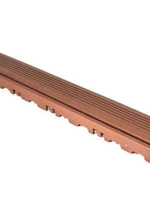 Výhodná Nabídka Swisstrax nájezdová hrana 40 cm s čepy, barva Chocolate Brown hnědá