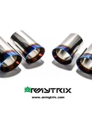 Armytrix 4x opálená koncovka výfuku (4X89mm) pro Audi S5 B8 3.0 TFSI Coupé (2012-2015) Originální