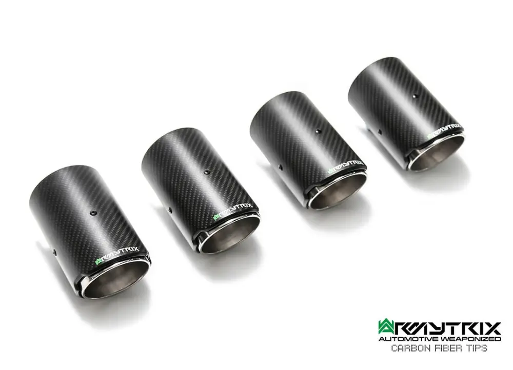 Armytrix 4x karbonová koncovka výfuku (4X89mm) pro BMW 5 Series G30/G31 540i (B58B30) Sedan/Touring (2017-) Ihned K Objednání
