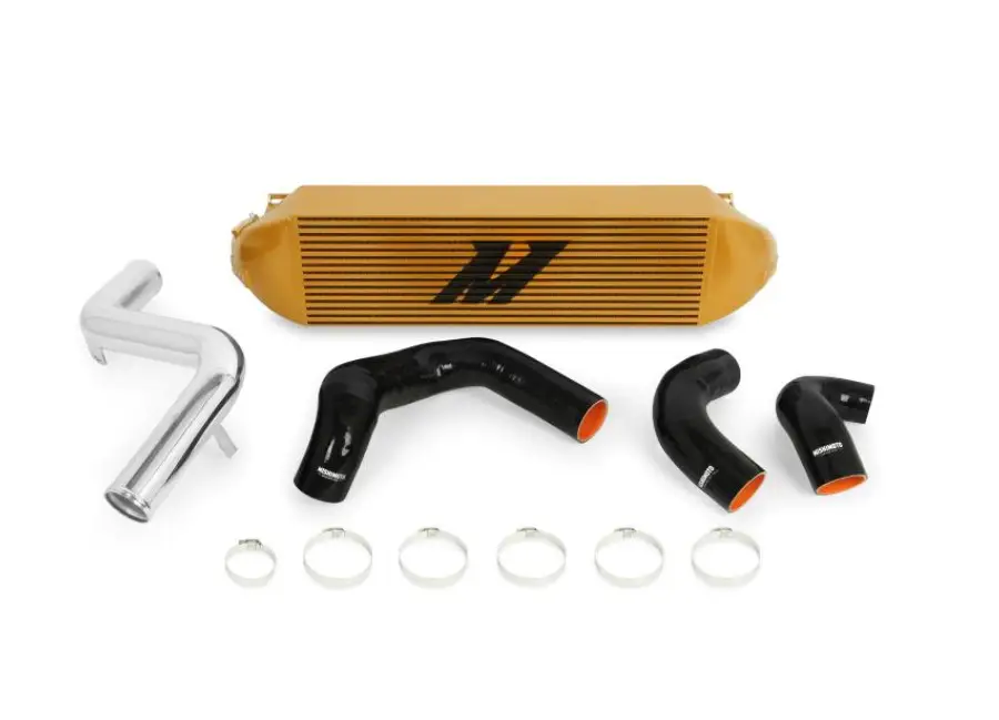 Jen Po Omezenou Doba Mishimoto závodní intercooler kit pro Ford Focus ST (2012-), barevná varianta stříbrná, barva trubky leštěný hliník