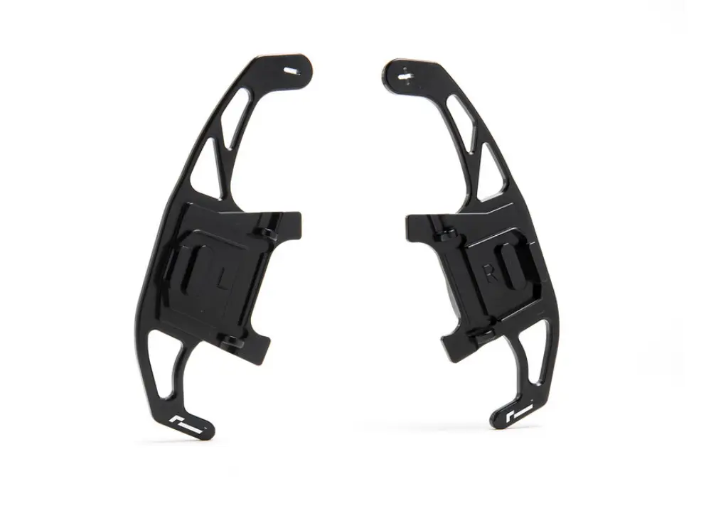Cenově Výhodný Racingline pádla pod volant pro Audi A3 8V 2013-2020 s plným spodním ramenem volantu, barva Piano Black černá