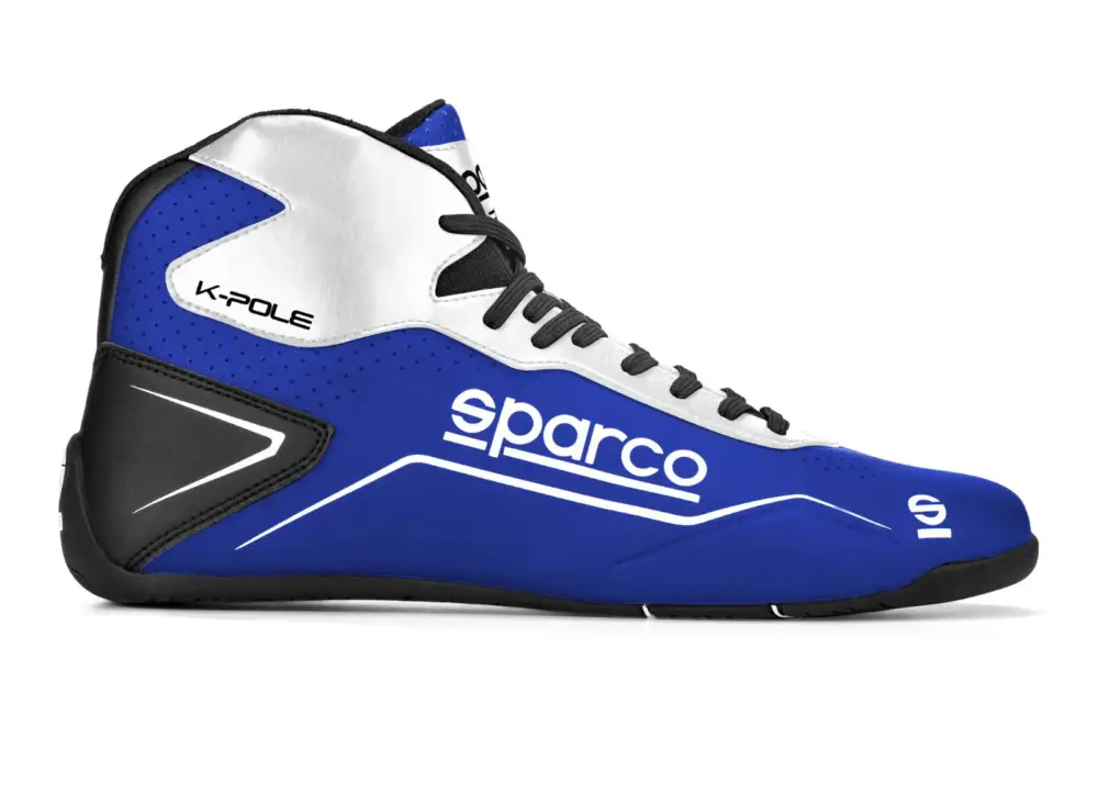 Kartingové boty Sparco K-Pole, barva tmavě modrá-bílá, velikost 30 Novinka