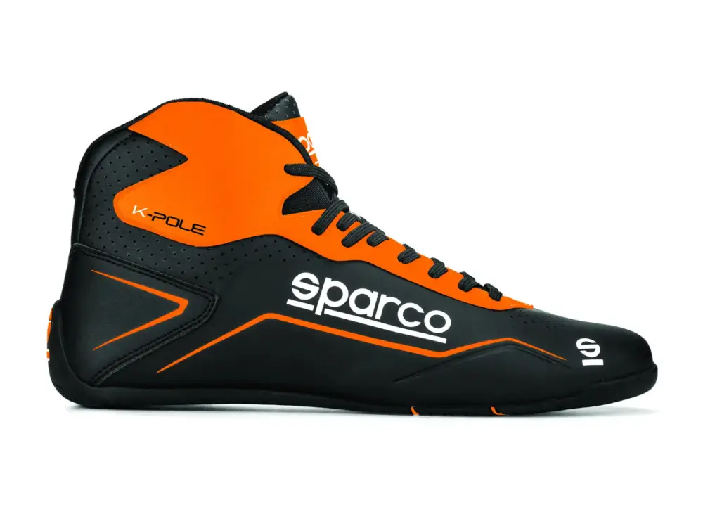 Výhodná Nabídka Kartingové boty Sparco K-Pole, barva černo-oranžová, velikost 37