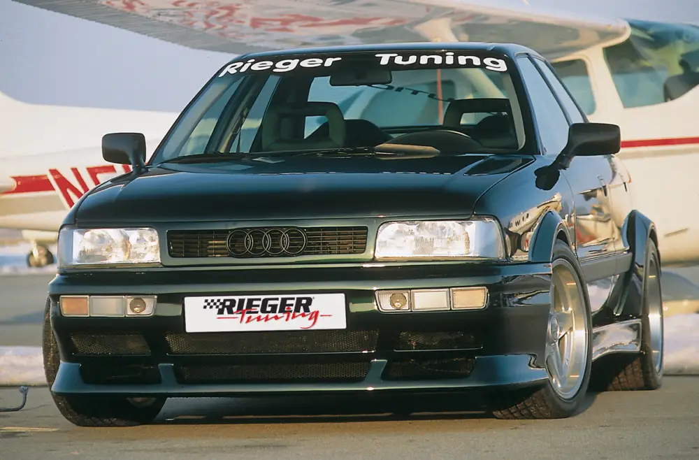 Akční Cena Rieger boční práh widebody II mont. strana levá pro Audi 80 89 sedan, GFK (laminát)