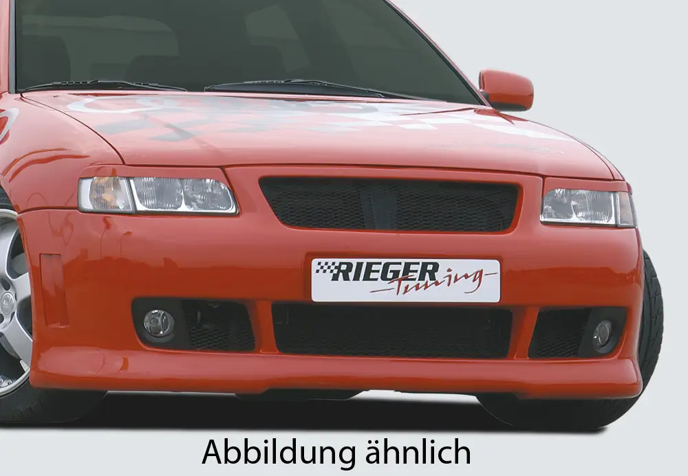 Objednat Nyní Rieger přední nárazník pro Audi A3 8L 3-dvéř., 5-dvéř., plast ABS bez povrchové úpravy, pro vozy s integrovanou maskou bez znaku, s držáky originálních mlhových světel, pro vozy s ostřikovači světlometů