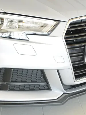 Akční Nabídka Rieger lipa pod přední nárazník pro Audi A3 S3 8V 3-dvéř. (hatchback 8V1), 5-dvéř. (sportback 8VA) po faceliftu, 09/16-, plast ABS bez povrchové úpravy