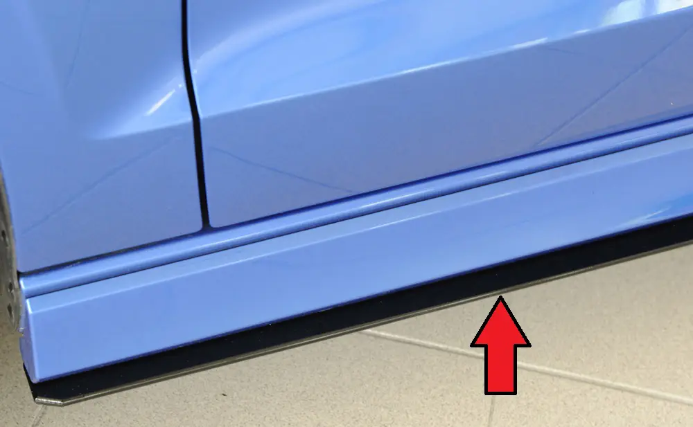 Rieger spoiler pod boční práh mont. strana levá pro Audi A3 S3 8V 5-dvéř. (sedan 8VS) vč. faceliftu, r.v. 05/13-08/16, 09/16-, plast ABS bez povrchové úpravy Výhodná Nabídka