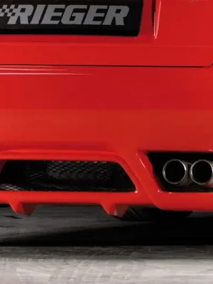 Expresní Doručení Rieger zadní nárazník pro Audi A4 B5 avant, plast ABS bez povrchové úpravy, s žebrováním, pro vozy s parkovacím asistentem (PDC)