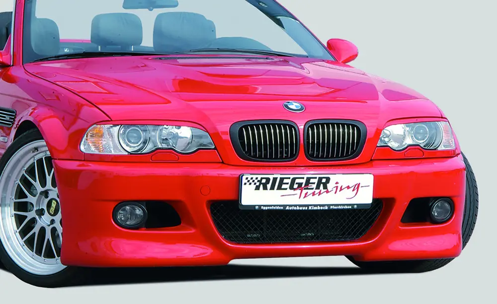 Rieger přední nárazník pro BMW řada 3 E46 sedan, touring, plast ABS bez povrchové úpravy, mimo diesel Aktuální