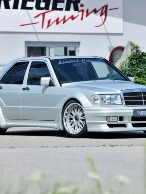 Akční Nabídka Rieger dveřní díl widebody II pro Mercedes 190 W201 sedan, GFK (laminát), mont. strana levá