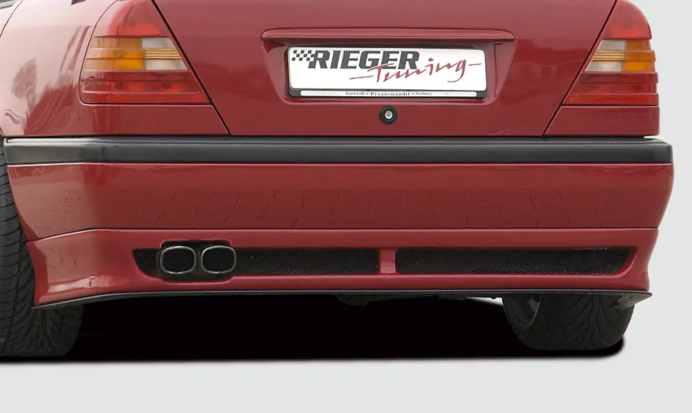 Cenově Výhodný Rieger spoiler pod zadní nárazník pro Mercedes třída C W202 sedan (model od r.v. 98) r.v. 07/97-, GFK (laminát)