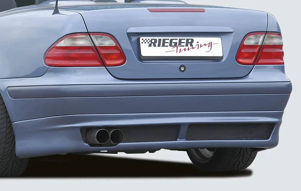 Nejlepší Volba Rieger spoiler pod zadní nárazník pro Mercedes CLK W208 kabriolet, kupé, plast ABS bez povrchové úpravy