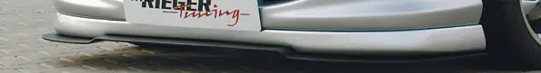 Ihned K Objednání Rieger lipa pod přední nárazník pro Peugeot 206 convertible CC, sedan, 09/98-05/06, plast ABS bez povrchové úpravy