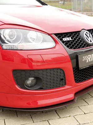 Koupit Online Rieger lipa pod přední nárazník pro Volkswagen Golf 5 1K R32, plast ABS s povrchovou úpravou Carbon-Look, "bended version"