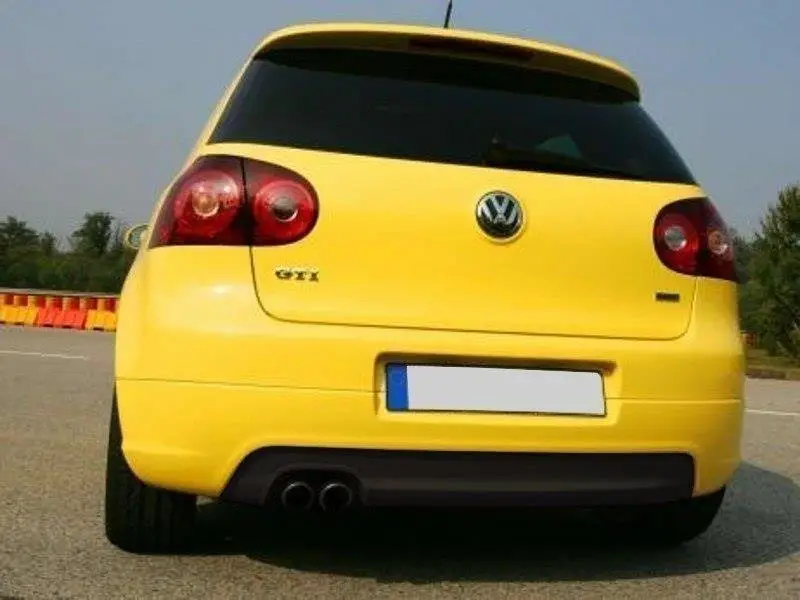 Odeslání Ihned Maxton Design vložka zadního nárazníku pro Volkswagen Golf Mk5, plast ABS bez povrchové úpravy, GTI edition 30 s výřezem pro koncovku výfuku GTI