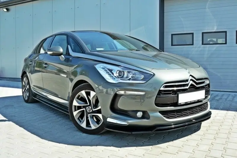 Maxton Design spoiler pod přední nárazník ver.3 pro Citroen DS5, černý lesklý plast ABS Ihned K Objednání