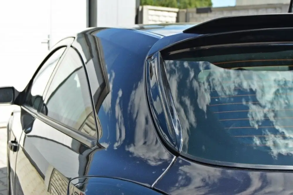 Přímo Od Výrobce Maxton Design boční nástavce střešního spoileru pro Opel Astra OPC H (Mk3), černý lesklý plast ABS