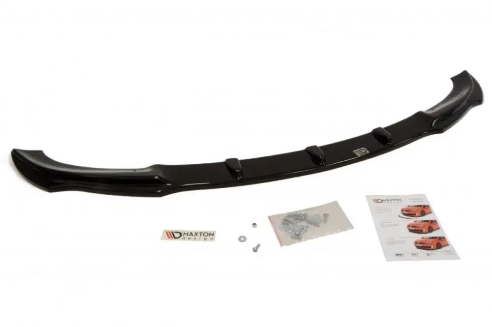 Objednat Nyní Maxton Design spoiler pod přední nárazník pro BMW řada 3 E46, černý lesklý plast ABS, Coupe, předfacelift