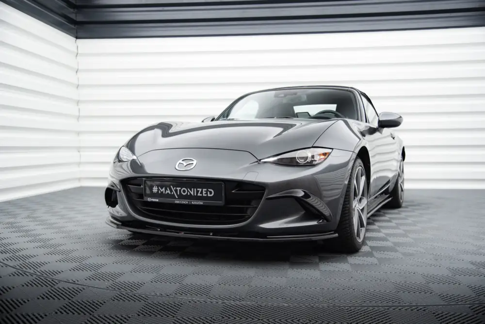 Maxton Design spoiler pod přední nárazník ver.1 pro Mazda Mx-5 Mk4 ND, černý lesklý plast ABS Odeslání Ihned