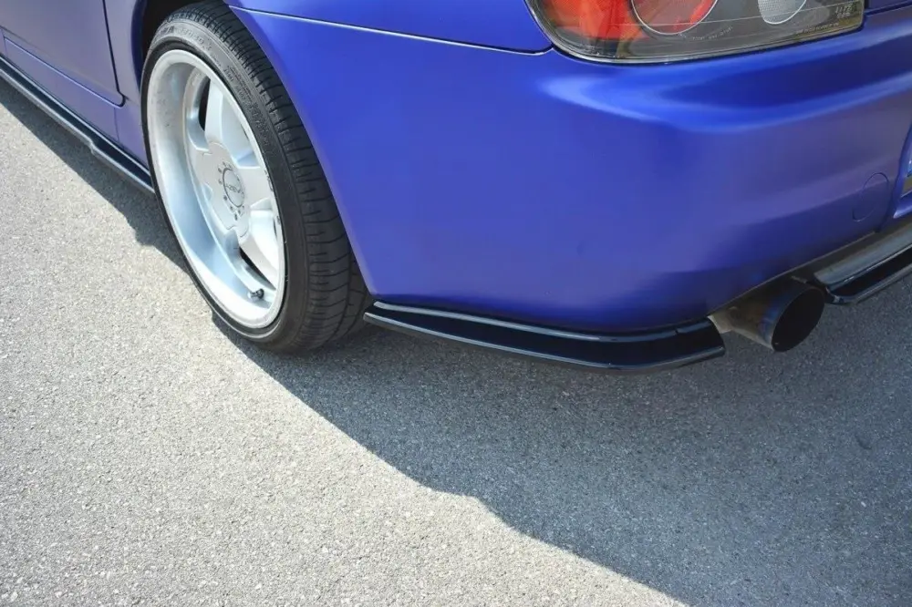 Speciální Cena Maxton Design boční difuzory pod zadní nárazník pro Honda S2000, černý lesklý plast ABS