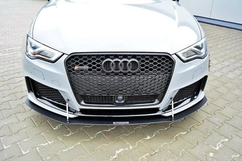 Nejlepší Cena Maxton Design "Racing" spoiler pod přední nárazník pro Audi RS3 8V, plast ABS bez povrchové úpravy