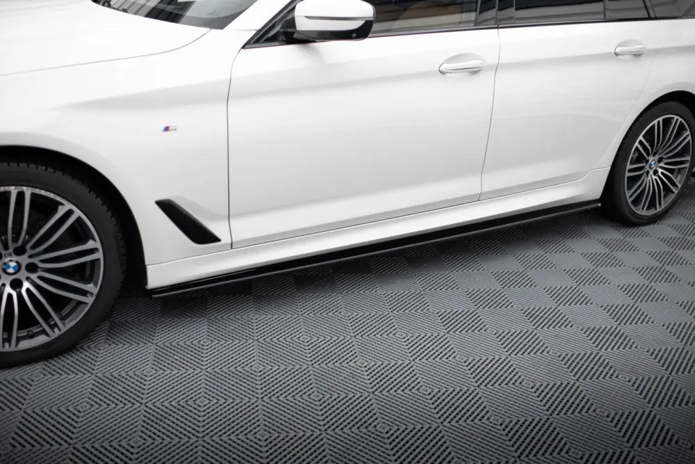 Maxton Design difuzory pod boční prahy pro BMW řada 5 G30, G31, černý lesklý plast ABS Speciální Cena