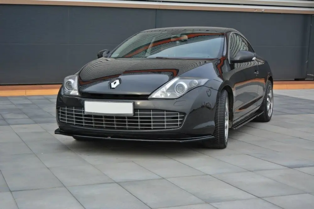Maxton Design spoiler pod přední nárazník pro Renault Laguna Mk3, černý lesklý plast ABS Top Prodej