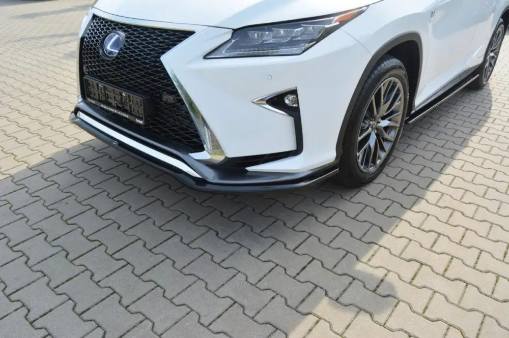 Maxton Design spoiler pod přední nárazník ver.1 pro Lexus RX Mk4, černý lesklý plast ABS, F-Sport Nakupujte Hned