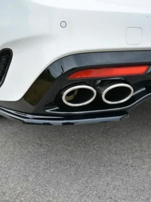 Aktuální Maxton Design boční difuzory pod zadní nárazník pro Kia Stinger GT, černý lesklý plast ABS
