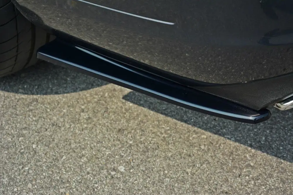 Tovární Cena Maxton Design boční difuzory pod zadní nárazník pro Mercedes třída E w212/Standard, černý lesklý plast ABS