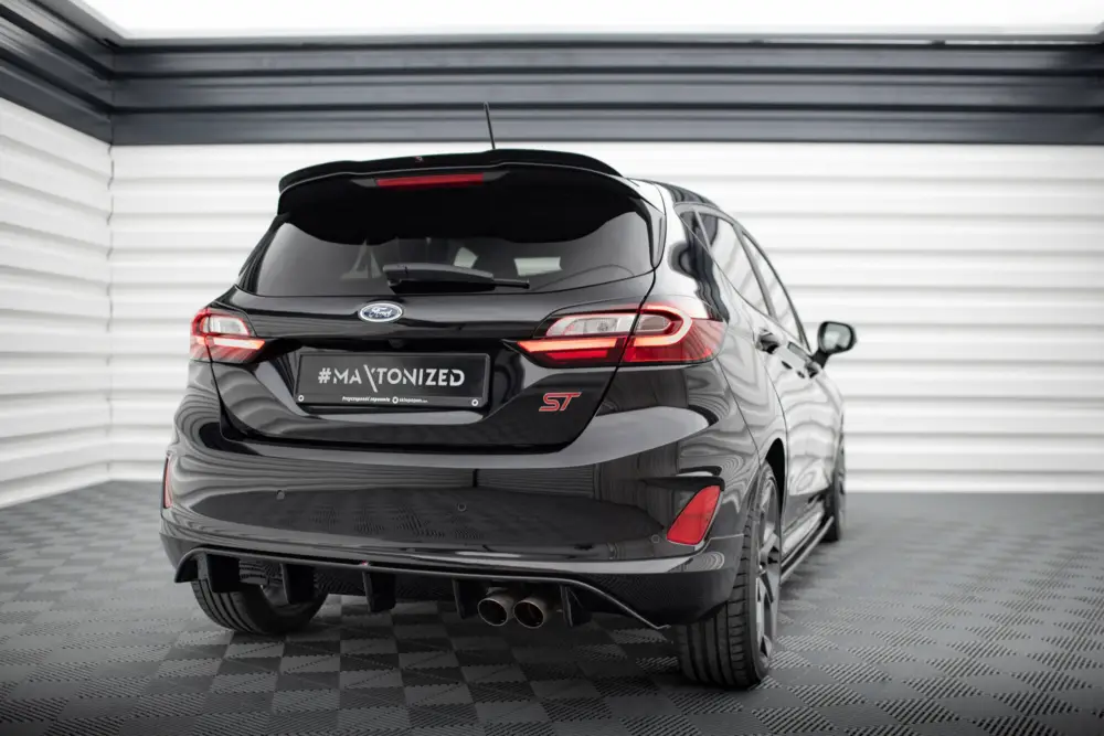 Must-Have Maxton Design vložka zadního nárazníku pro Ford Fiesta ST Mk8, černý lesklý plast ABS