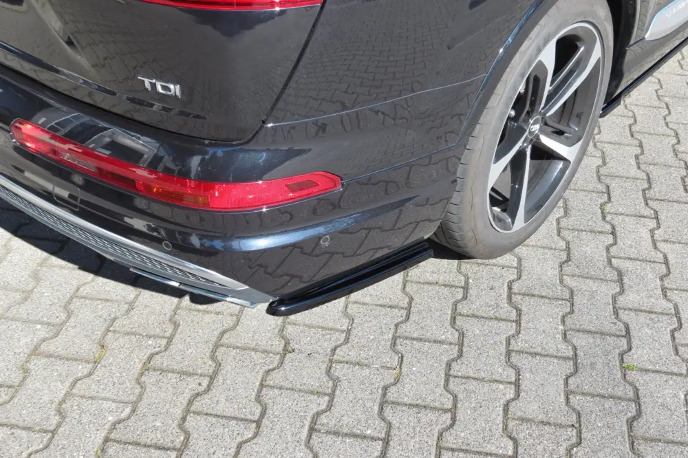 Maxton Design boční difuzory pod zadní nárazník pro Audi SQ7 Mk2, černý lesklý plast ABS Autentický