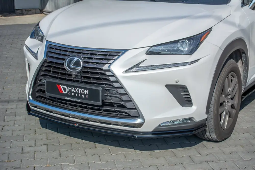 Maxton Design spoiler pod přední nárazník pro Lexus NX Mk1 Facelift, černý lesklý plast ABS Odeslání Ihned