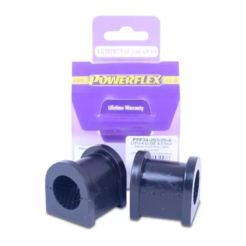 Autentický Silentbloky Powerflex PFF34-203-25.4 pro Lotus Elise Series 2 "Uložení před. stabilizátoru 25.4mm", pozice na diagramu: 3