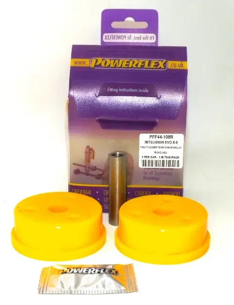 Silentbloky Powerflex PFF44-108R pro Mitsubishi Lancer Evolution Mk7/8/9 vč. 260 "Front Lower Diff Mount (Road Use)", pozice na diagramu: 6 Akční Cena