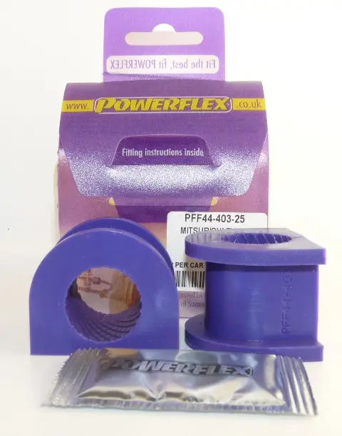 Cenový Hit Silentbloky Powerflex PFF44-403-25 pro Mitsubishi Lancer Evolution Mk10 (CZ4A) "Uložení zad. stabilizátoru v karoserii 25mm", pozice na diagramu: 13