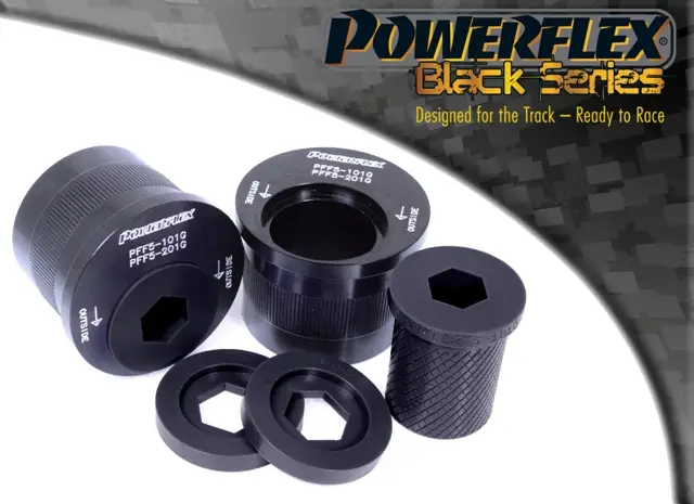 Akční Cena Silentbloky Powerflex Black Series PFF5-201GBLK pro Mini Hatch R56 "Přední rameno, zadní silentblok, nastavitelný", pozice na diagramu: 1
