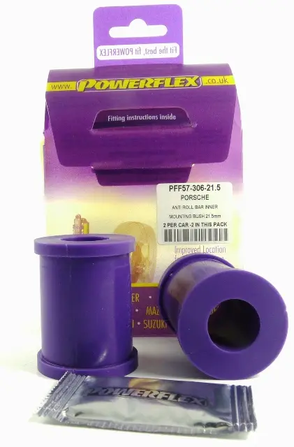 Silentbloky Powerflex PFF57-306-21.5 pro Porsche 924 r.v. všechny roky "Uložení před. stabilizátoru 21.5mm", pozice na diagramu: 3 Vrácení Zdarma